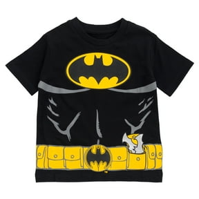 DC Comics Justice League Toddler Boy or Girl Short Sleeve T-Shirt Black Batman Cosplay