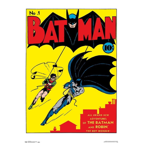 DC Comics - Batman - Cover #1 Wall Poster, 14.725" x 22.375"