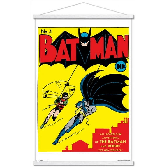 DC Comics - Batman - Cover #1 Wall Poster with Wooden Magnetic Frame, 22.375" x 34"