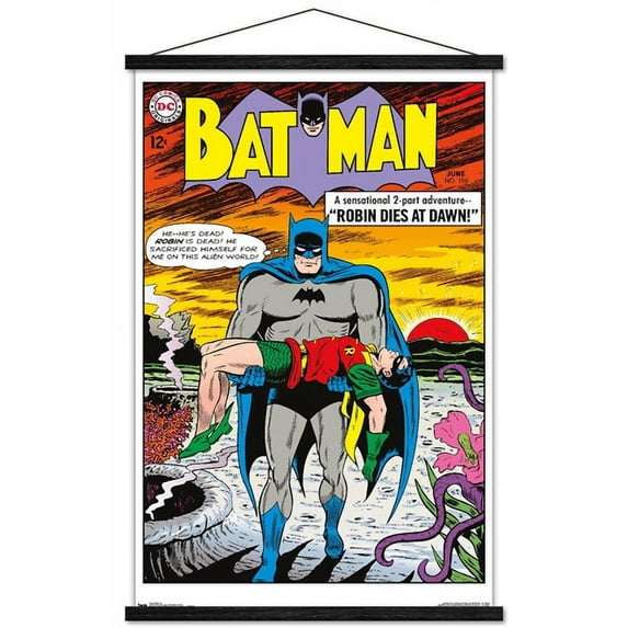 DC Comics - Batman - Cover #156 Wall Poster with Wooden Magnetic Frame, 22.375" x 34"