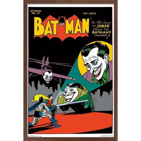 DC Comics - Batman - Cover #37 Wall Poster, 14.725" x 22.375", Framed