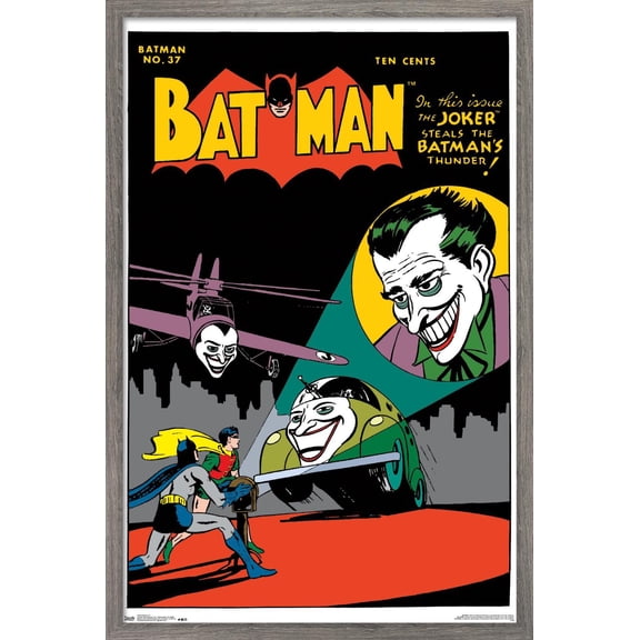 DC Comics - Batman - Cover #37 Wall Poster, 22.375" x 34", Framed