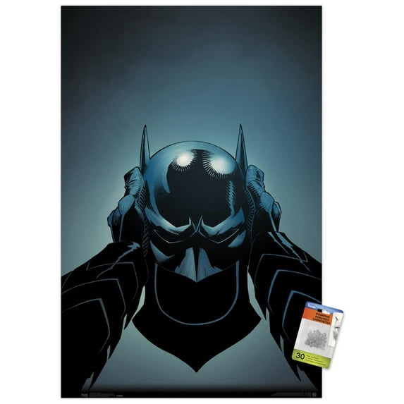 DC Comics - Batman - Cowl Wall Poster with Push Pins, 22.375" x 34"