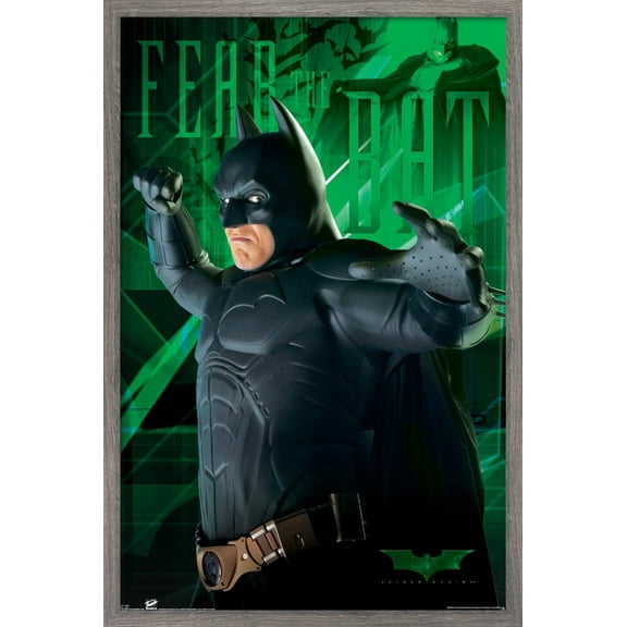 DC Comics - Batman - Fear Wall Poster, 14.725" x 22.375", Framed