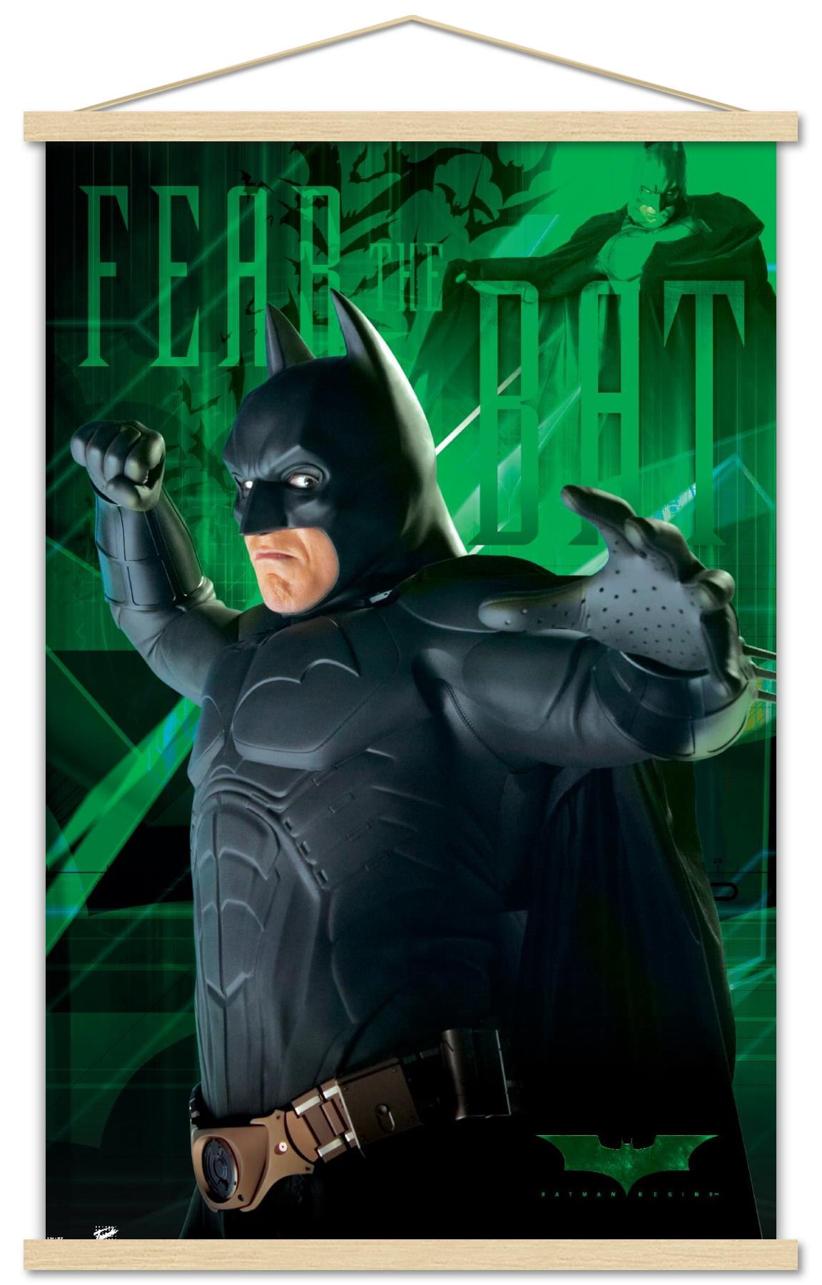 DC Comics - Batman - Fear Wall Poster with Wooden Magnetic Frame, 22.375" x 34"