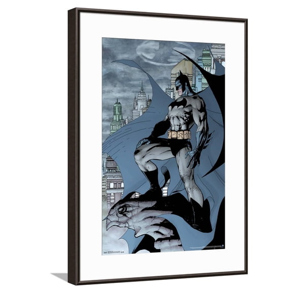 DC Comics Batman - Gargoyle Canvas Wall Poster, 14.725" x 22.375"