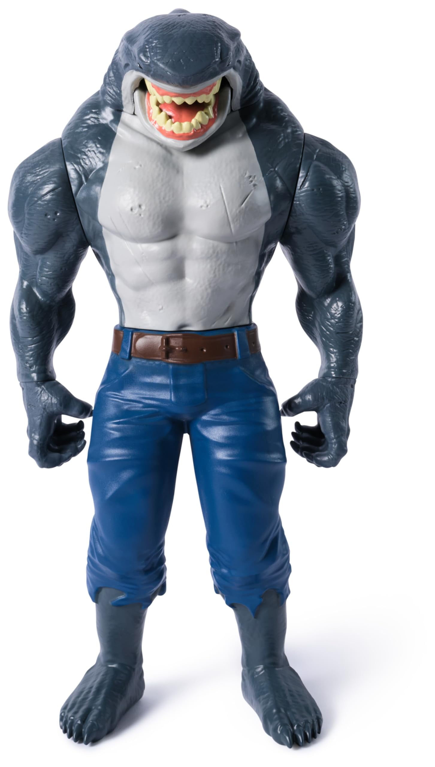 DC Comics, Batman Giant Series King Shark Action Figure, 12-inch Super Hero Collectible Kids Toys for Boys and Girls Ages 3+