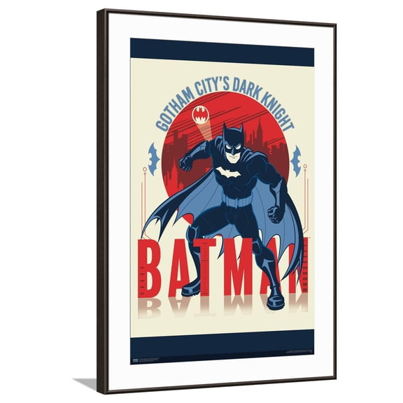 DC Comics Batman - Gotham City's Dark Knight Canvas Wall Poster, 22.375" x 34"