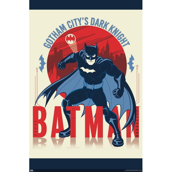 DC Comics Batman - Gotham City's Dark Knight Wall Poster, 14.725" x 22.375"