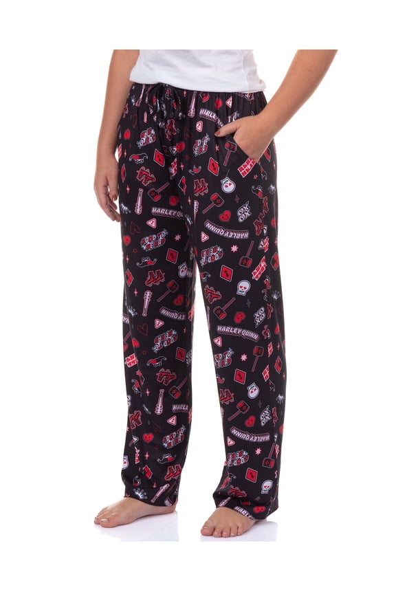 DC Comics Batman Harley Quinn Women's Good To Be Bad Adult Lounge Sleep Pants