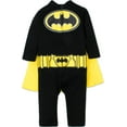 thumbnail image 1 of DC Comics Batman Justice League Boys Dress-Up Costume for Toddler with Cape, 4T, 1 of 5