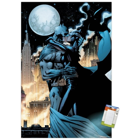 DC Comics Batman - Kissing Catwoman Wall Poster, 22.375" x 34"