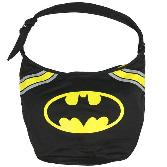 DC Comics Batman Logo Junior's Hobo Bag Purse