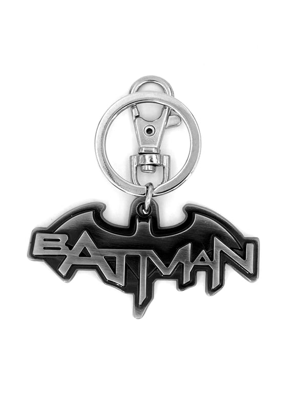 Batman Logo Pewter Keychain