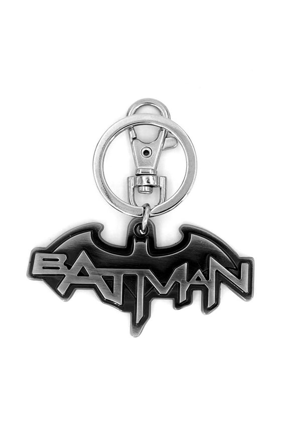 Batman Logo Pewter Keychain