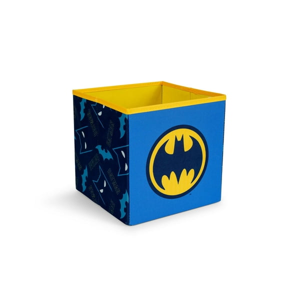 DC Comics Batman Logo Storage Bin Cube Organizer | 11 Inches