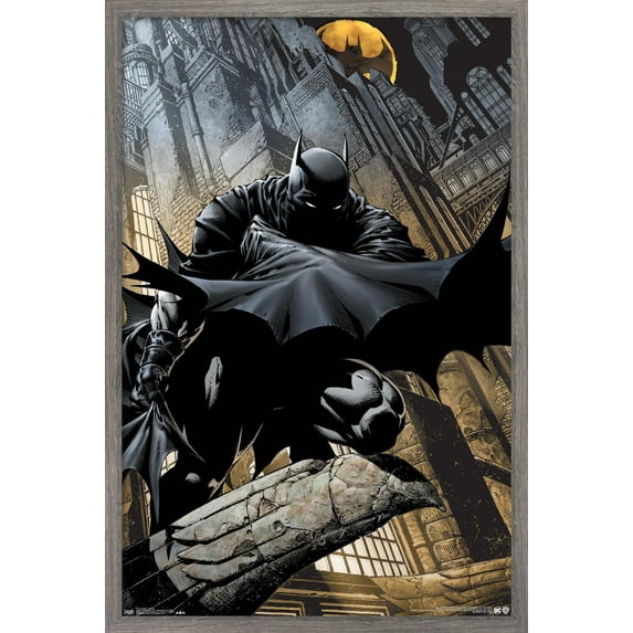 DC Comics - Batman - Lurking Wall Poster, 14.725" x 22.375", Framed