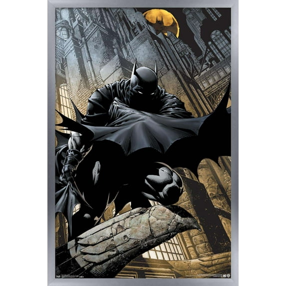 DC Comics - Batman - Lurking Wall Poster, 14.725" x 22.375", Framed