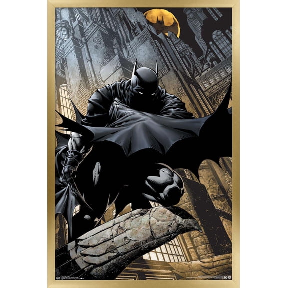 DC Comics - Batman - Lurking Wall Poster, 22.375" x 34", Framed