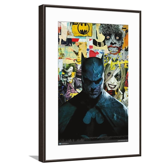 DC Comics Batman - Pictures Canvas Wall Poster, 14.725" x 22.375"