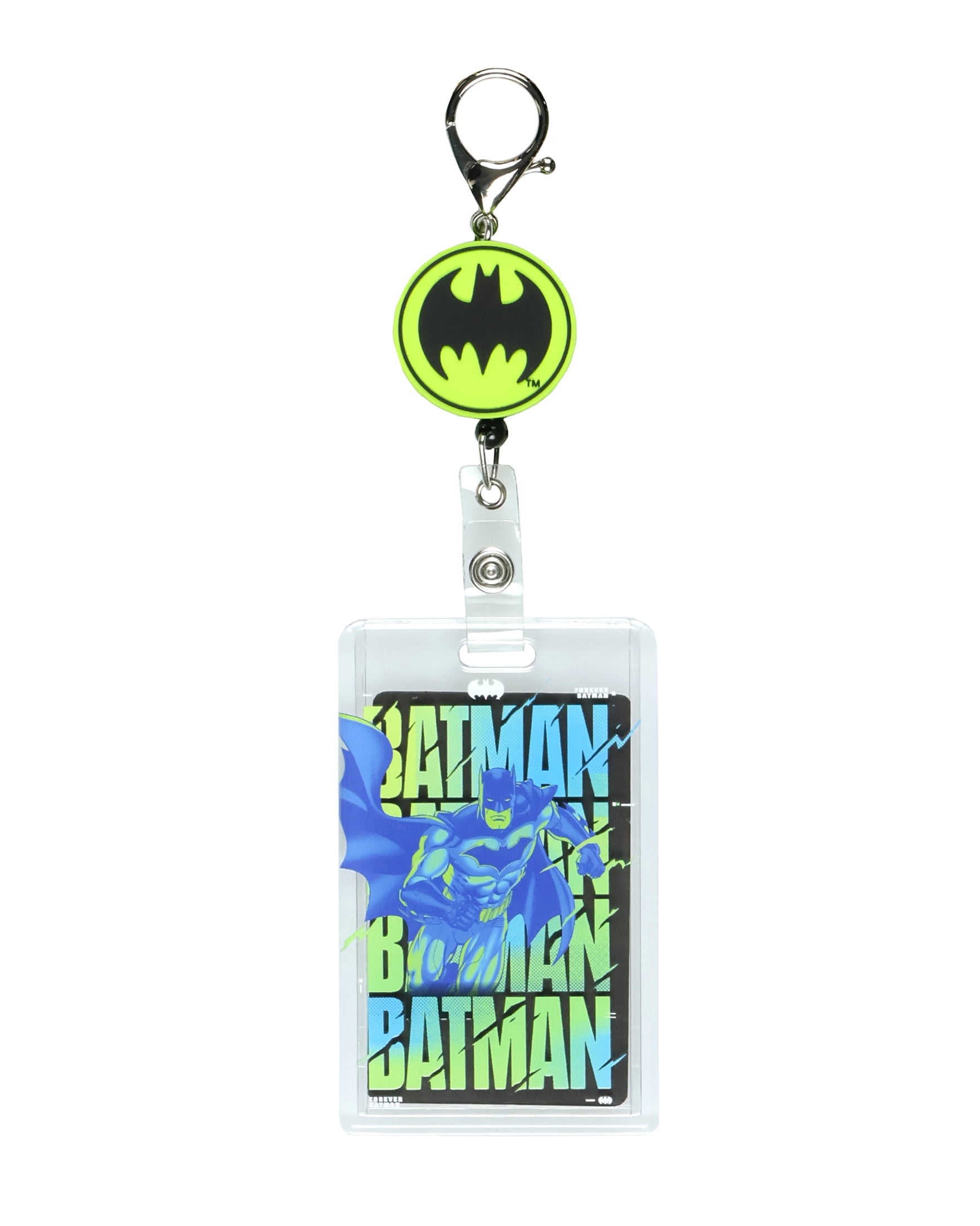 【タイトルホルダー】 DC Comics Batman Retractable Reel Lanyard Hard Plastic ID Badge