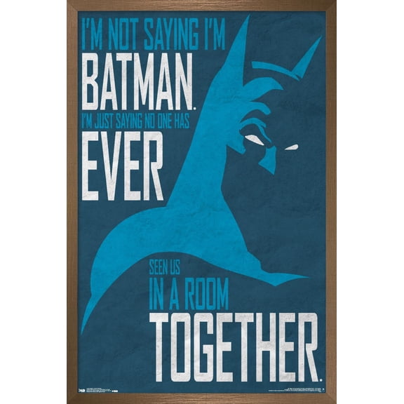 DC Comics - Batman - Secret Identity Wall Poster, 22.375" x 34", Framed