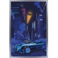 thumbnail image 1 of DC Comics - Batman - Skyline Bat Signal Wall Poster, 14.725" x 22.375" Framed, 1 of 5