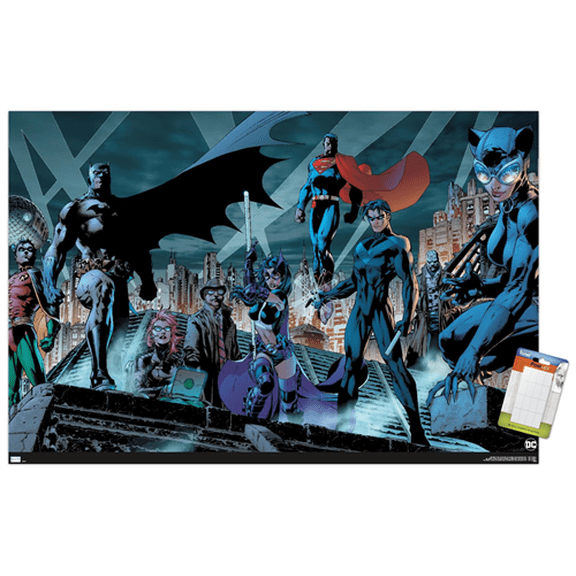 DC Comics - Batman - Skyline Wall Poster, 22.375" x 34"