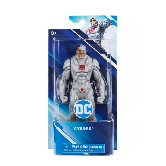 DC Comics Batman Spin Master 6'' Cyborg Poseable Action Figure - Ages 3+