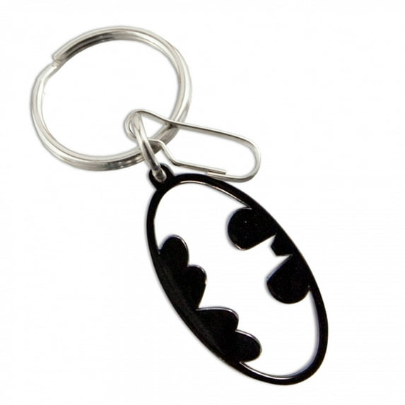 DC Comics Batman Symbol Cut-Out Metallic Keychain