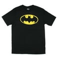 thumbnail image 1 of DC Comics Batman T-Shirt Men's Bat Symbol Crackled Design Adult Short Sleeve Tee, 1 of 3