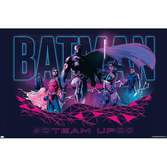 DC Comics Batman - Team Up Wall Poster, 14.725" x 22.375"