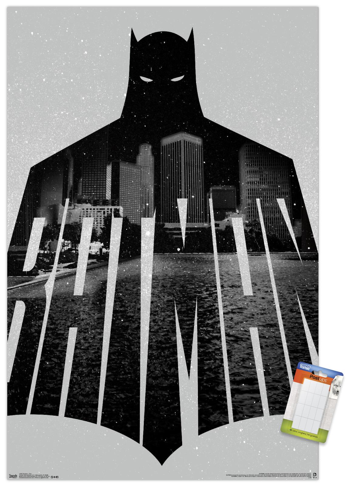 DC Comics - Batman - Text Wall Poster, 14.725" x 22.375"