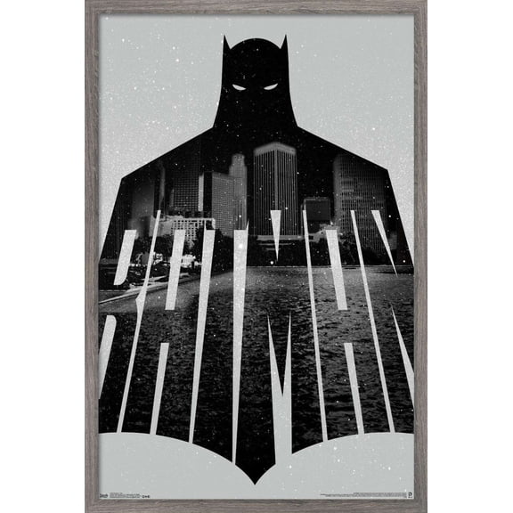 DC Comics - Batman - Text Wall Poster, 22.375" x 34", Framed
