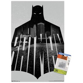 DC Comics - Batman - Text Wall Poster with Push Pins, 14.725" x 22.375"