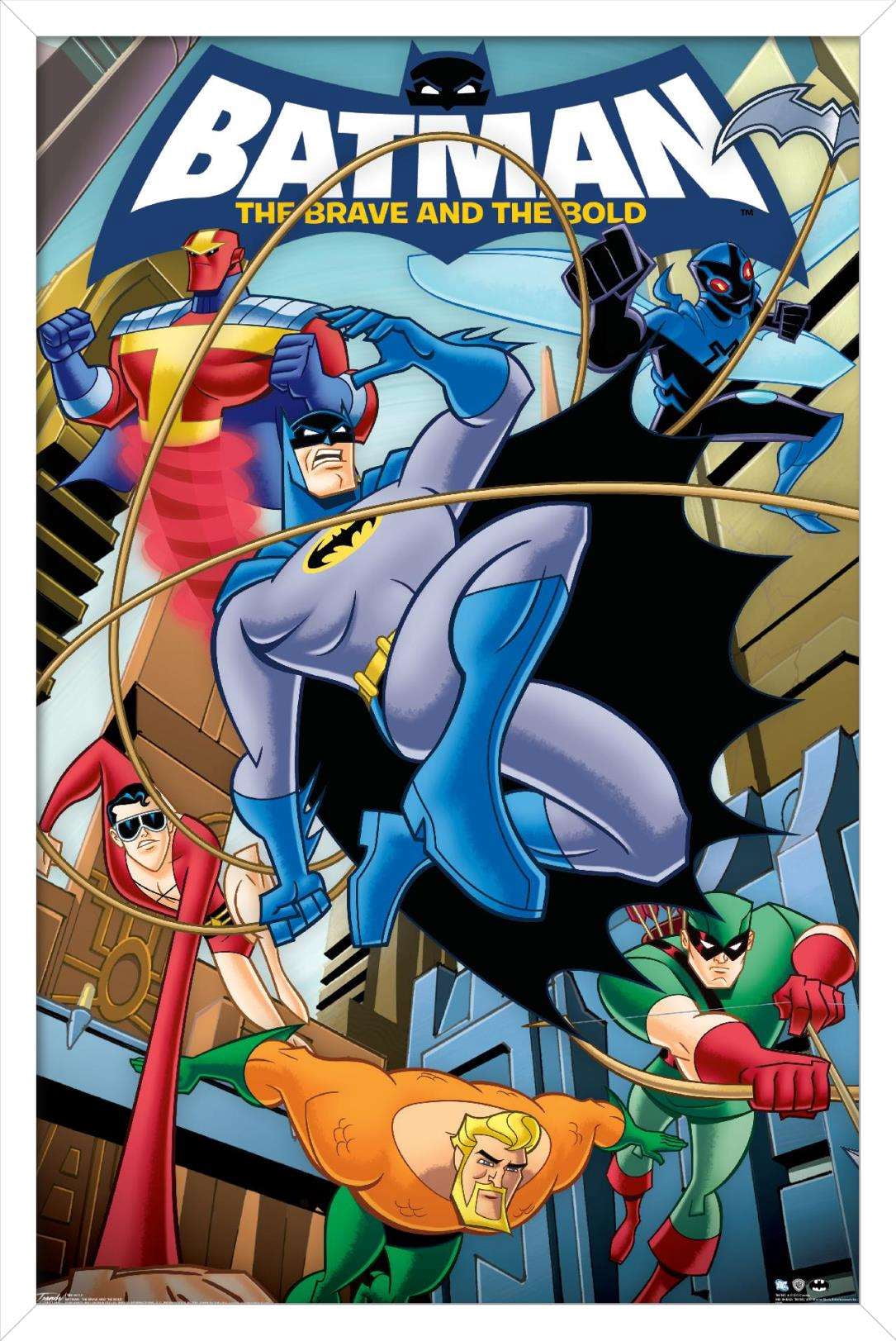 DC Comics - Batman - The Brave and The Bold Wall Poster, 14.725" x 22.375", Framed