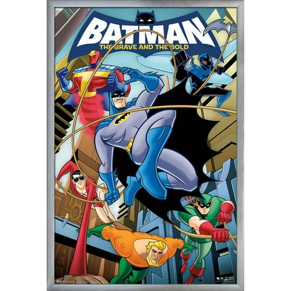 DC Comics - Batman - The Brave and The Bold Wall Poster, 22.375" x 34", Framed