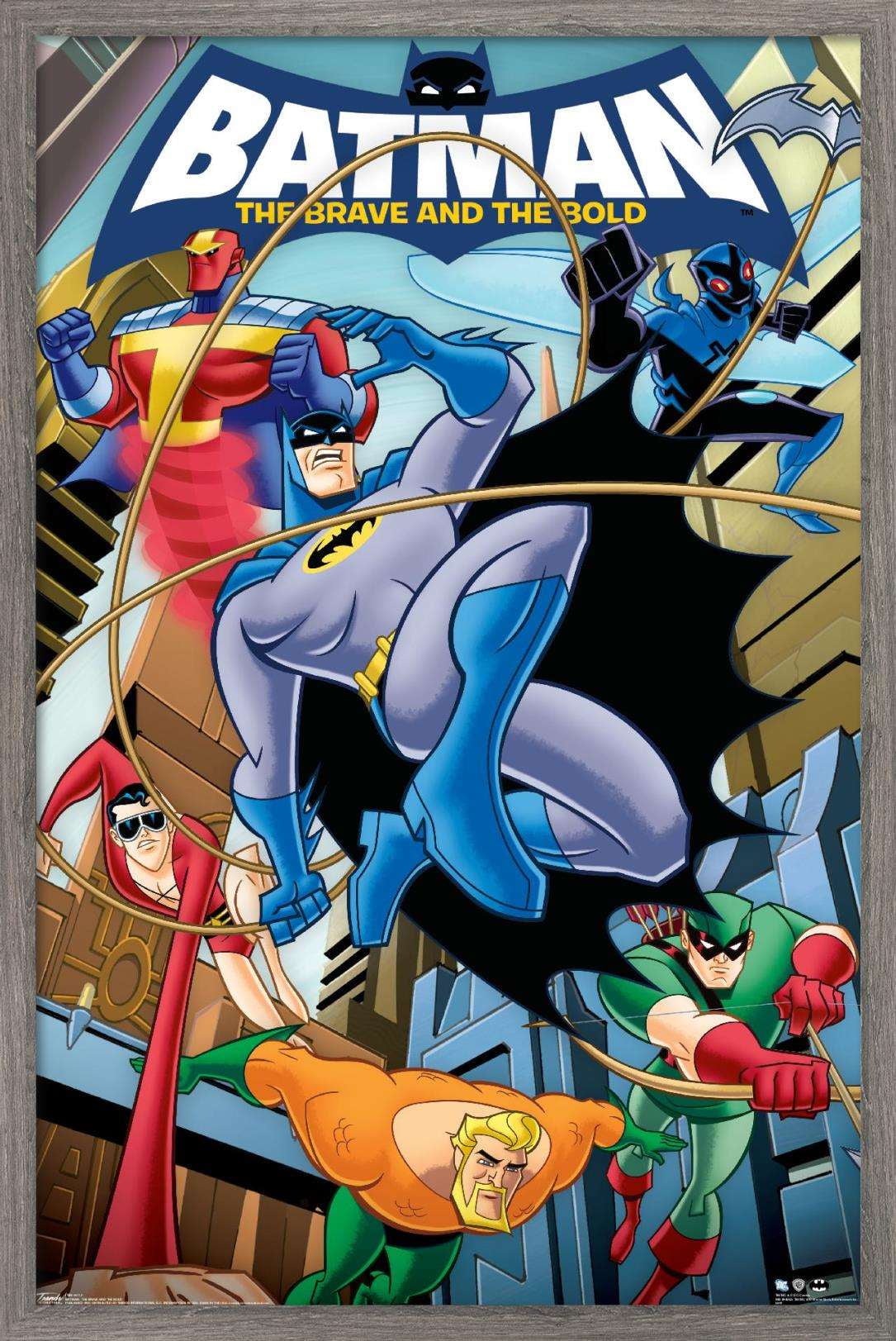 DC Comics - Batman - The Brave and The Bold Wall Poster, 22.375" x 34", Framed