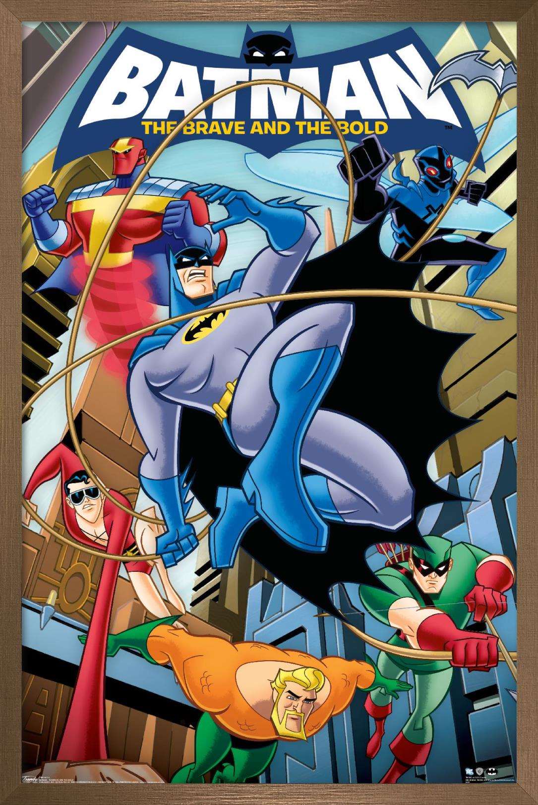 DC Comics - Batman - The Brave and The Bold Wall Poster, 22.375" x 34", Framed