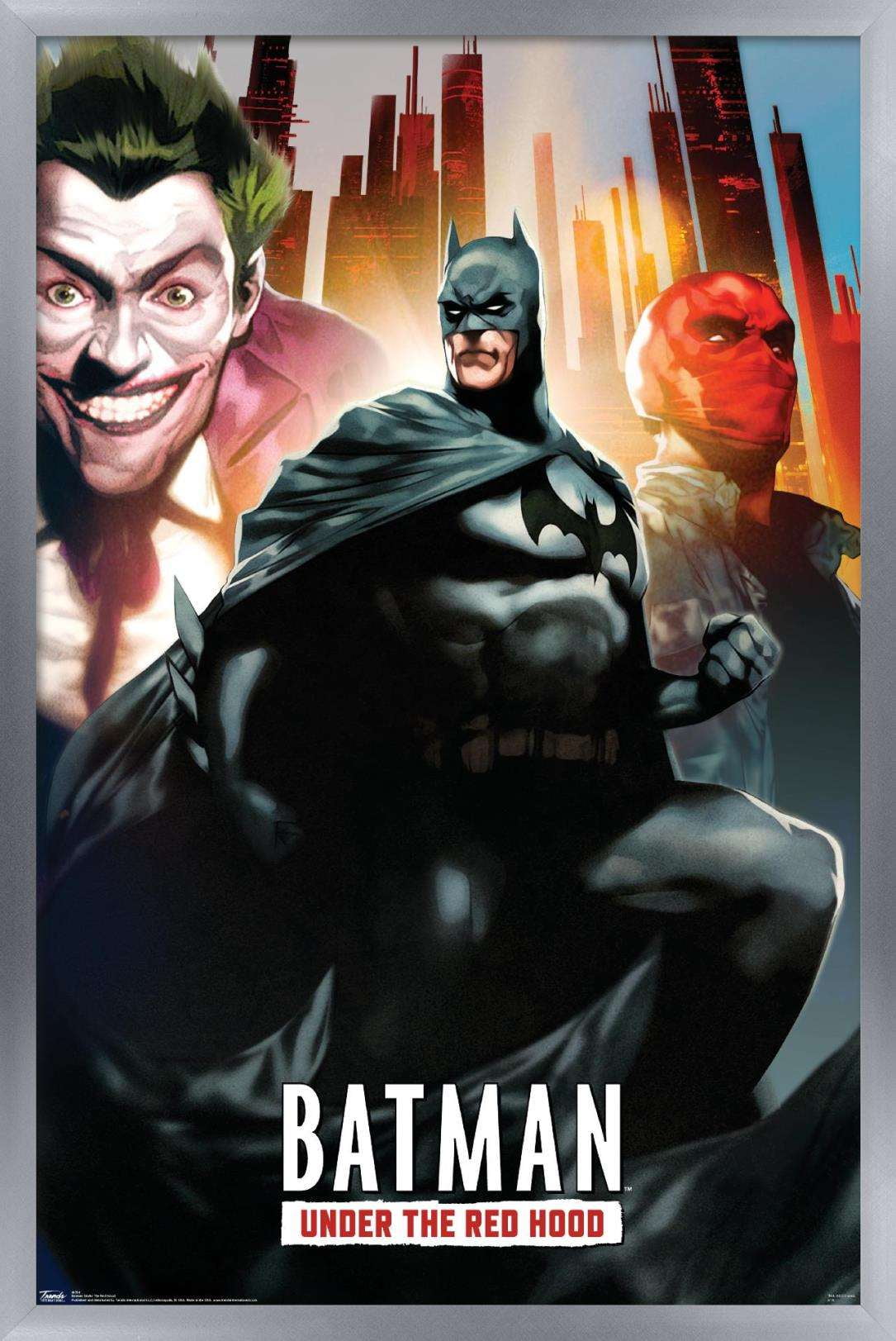 DC Comics - Batman - Under the Red Hood Wall Poster, 14.725" x 22.375", Framed