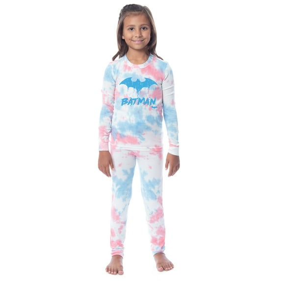 DC Comics Batman Unisex Youth Child Girls' Boys' Sleep Tight Fit Pajama Set