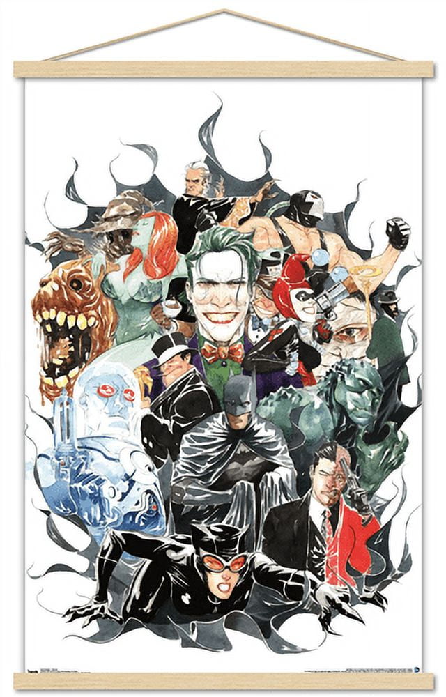  POSTER STOP ONLINE Batman - DC Comics Poster (Rogues Gallery -  The Villains) (Size: 24 x 36) : Office Products