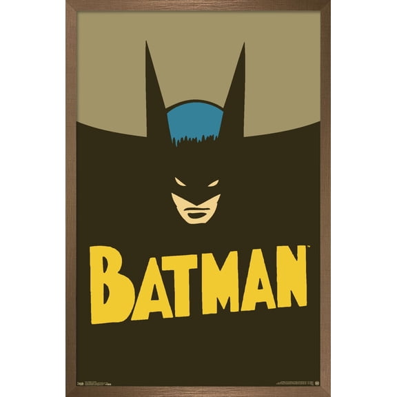 DC Comics - Batman - Vintage Wall Poster, 14.725" x 22.375", Framed