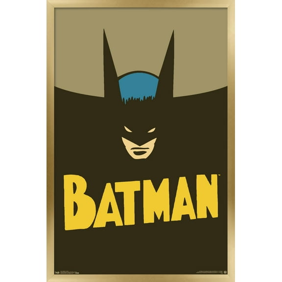 DC Comics - Batman - Vintage Wall Poster, 14.725" x 22.375", Framed