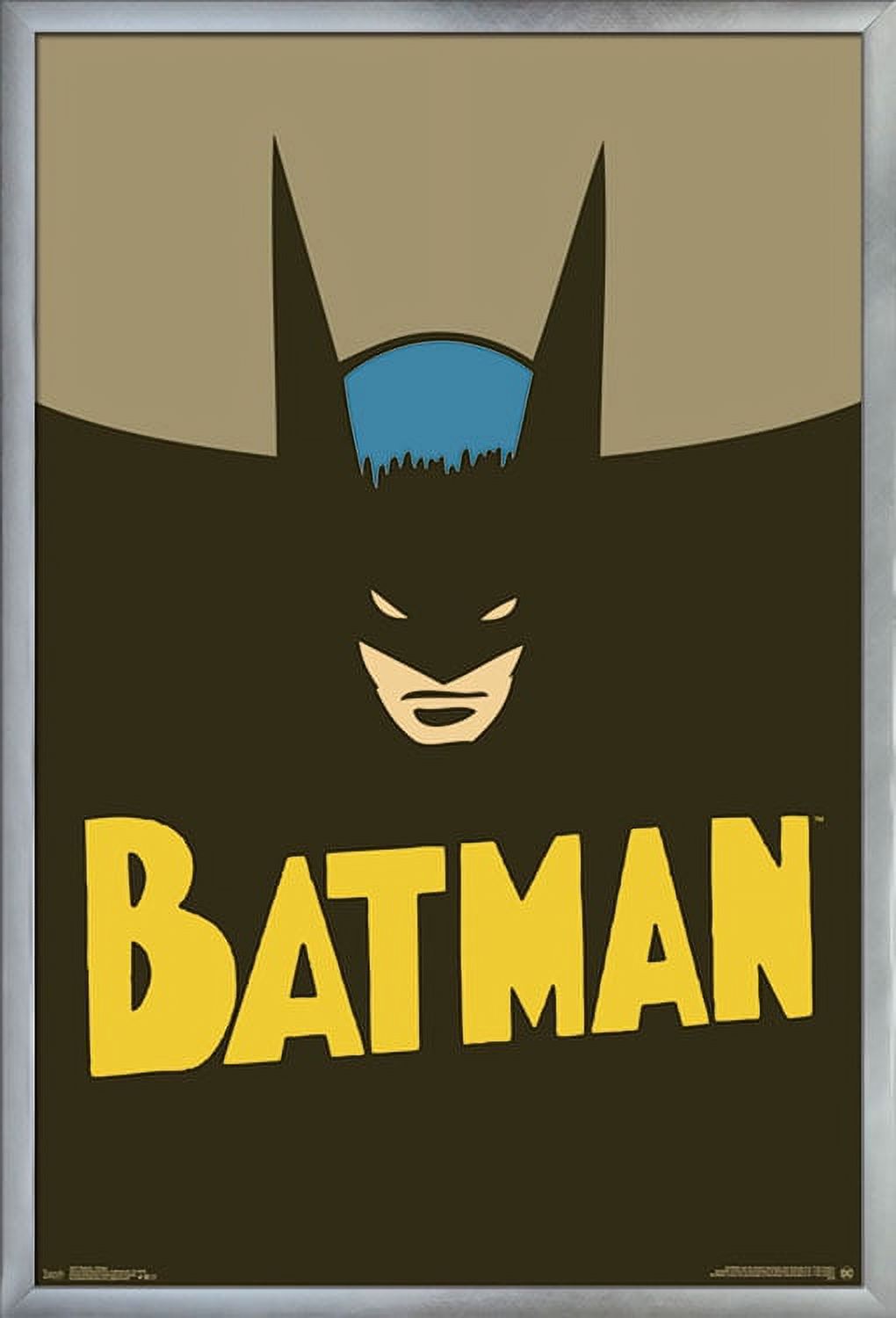 DC Comics - Batman - Vintage Wall Poster, 22.375" x 34", Framed