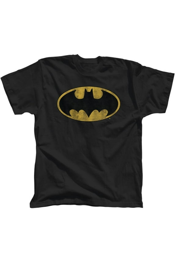 DC Comics Batman Vintage Wash Men's Short Sleeve T-Shirt-XL