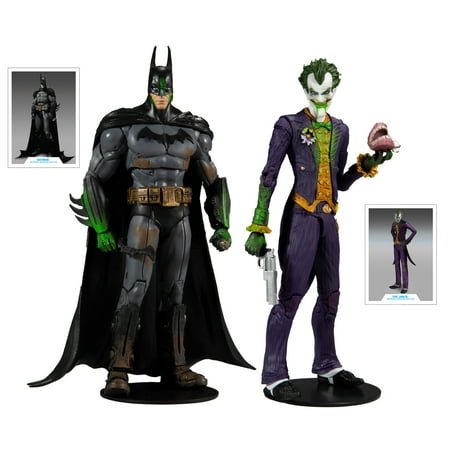DC Comics Batman Vs Joker Action Figure Set, 9 Pieces, 7” Scale, Ultra Articulation
