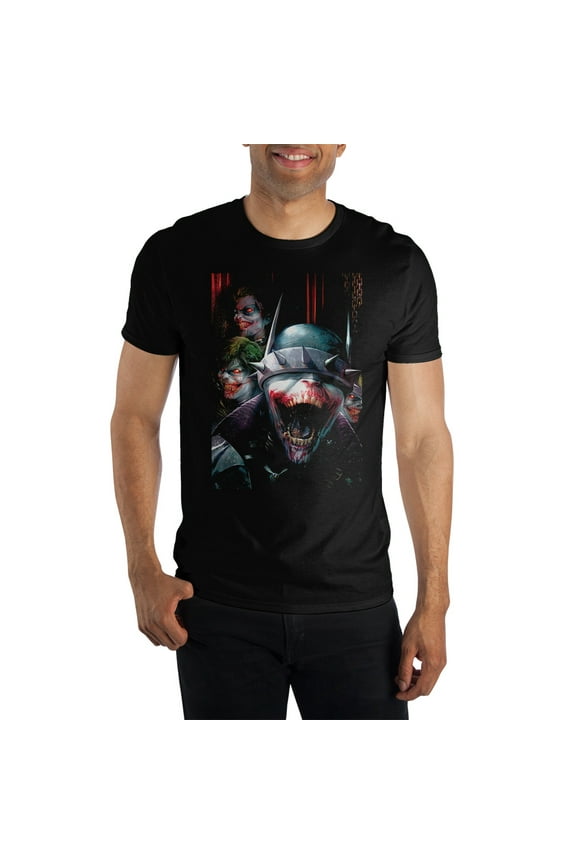 DC Comics Batman Who Laughs Supervillain Black Tee -XL