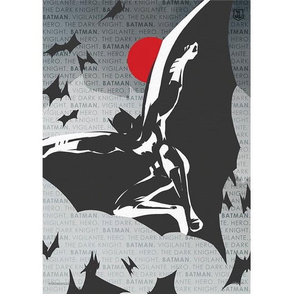 DC Comics (Batman - Words) MightyPrint Wall Art MP17240325