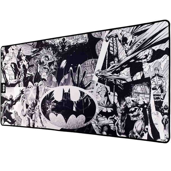 Subsonic - DC Comics Batman XXL Mouse Pad 35 in x 15.7 in - Gift Batman gaming desk pad 90 cm x 40 cm - official licensed